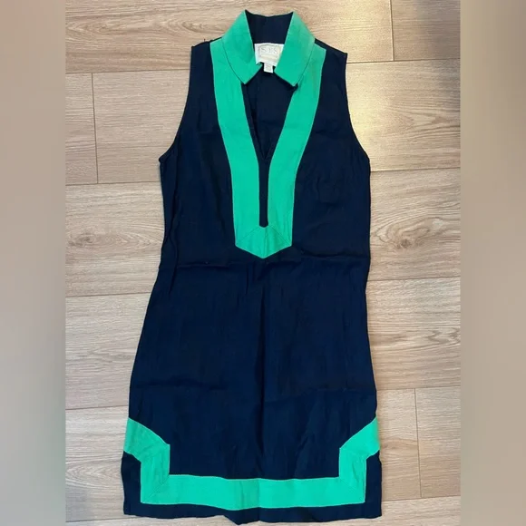 Sail to Sable Dresses | STS Navy/Green Tunic Dress | Color: Blue | Size: XXS | Isabellejaquith's Closet